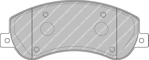 FERODO FSL1928 Комплект гальмівних колодок, дискове гальмо