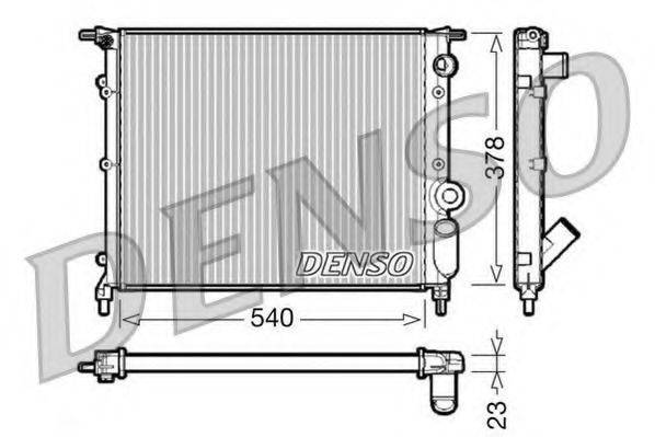 DENSO DRM23028 Радіатор, охолодження двигуна