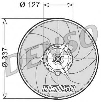 DENSO DER21004 Вентилятор, охолодження двигуна