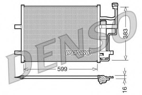 DENSO DCN44003 Конденсатор, кондиціонер