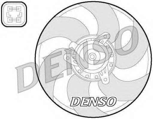DENSO DER07009 Вентилятор, охолодження двигуна