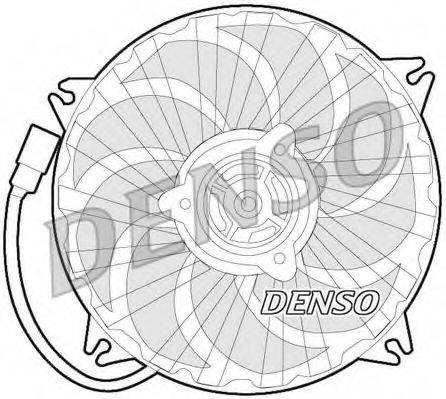DENSO DER21016 Вентилятор, охолодження двигуна
