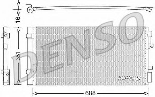 DENSO DCN23034 Конденсатор, кондиціонер