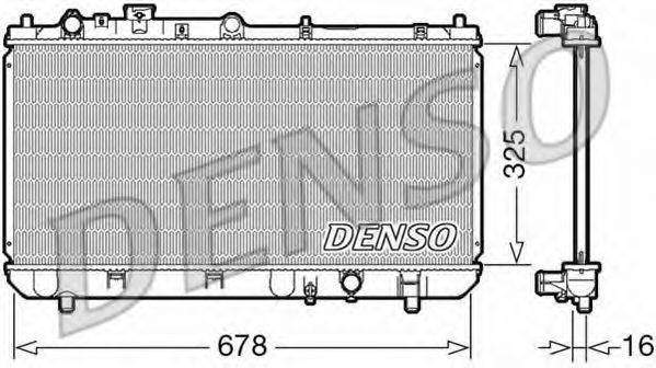 DENSO DRM44032 Радіатор, охолодження двигуна
