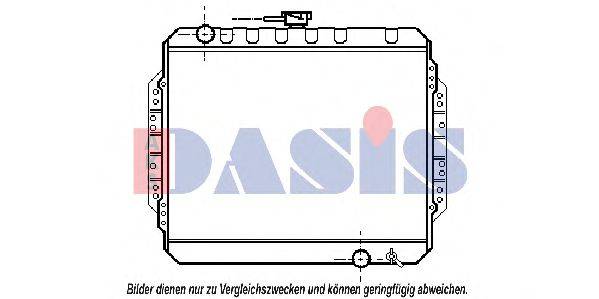 AKS DASIS 230160N Радіатор, охолодження двигуна