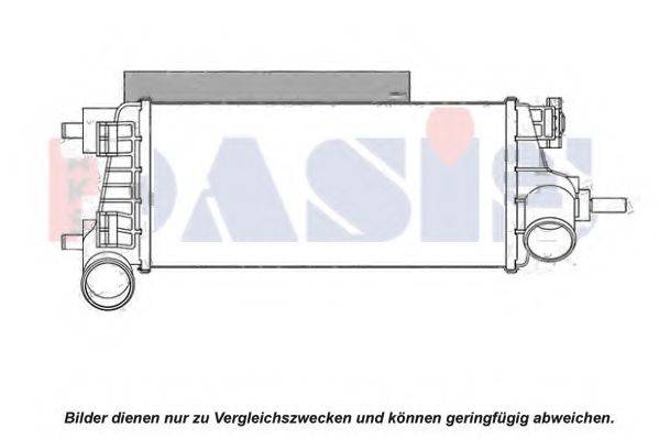 AKS DASIS 100084N Радіатор, охолодження двигуна
