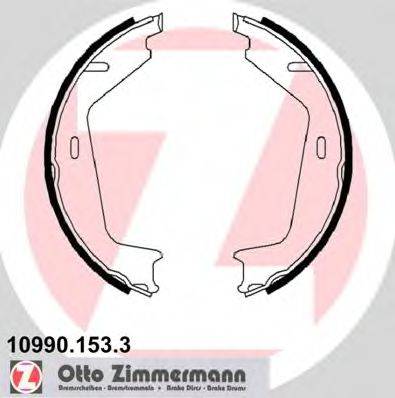 ZIMMERMANN 109901533 Комплект гальмівних колодок, стоянкова гальмівна система
