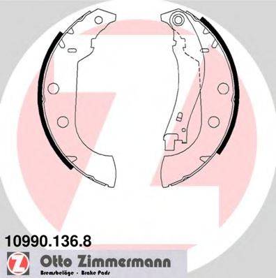 ZIMMERMANN 109901368 Комплект гальмівних колодок