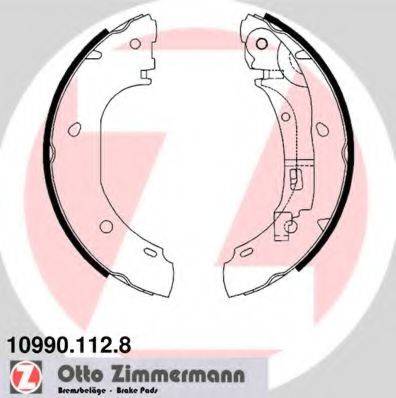 ZIMMERMANN 109901128 Комплект гальмівних колодок