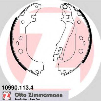 ZIMMERMANN 109901134 Комплект гальмівних колодок