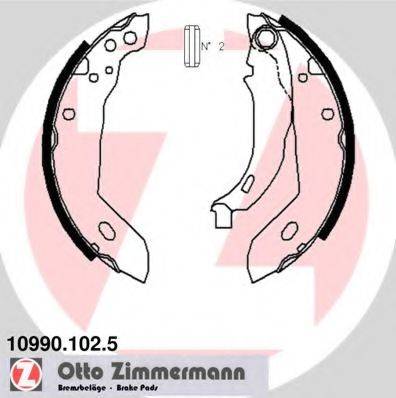 ZIMMERMANN 109901025 Комплект гальмівних колодок