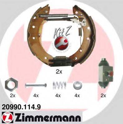 ZIMMERMANN 209901149 Комплект гальмівних колодок