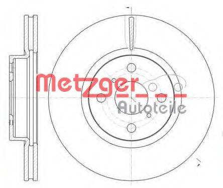 METZGER 6100610 гальмівний диск