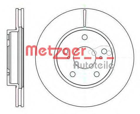 METZGER 6112210 гальмівний диск
