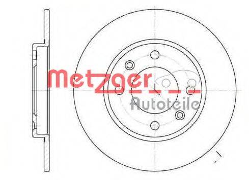 METZGER 612800 гальмівний диск