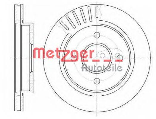 METZGER 616010 гальмівний диск