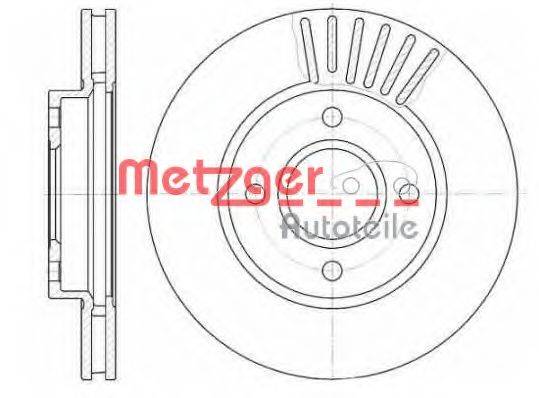 METZGER 621110 гальмівний диск