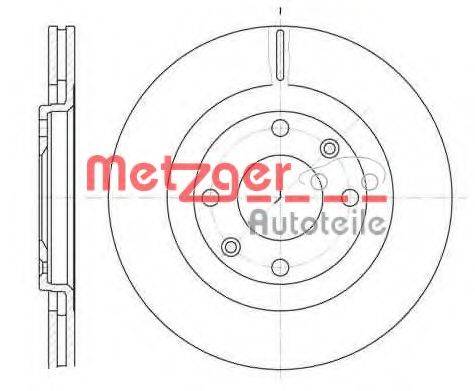 METZGER 624010 гальмівний диск