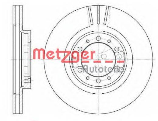 METZGER 6110331 гальмівний диск