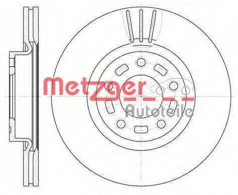 METZGER 667210 гальмівний диск