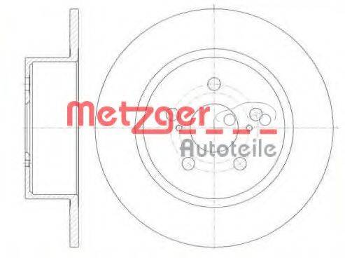 METZGER 687800 гальмівний диск