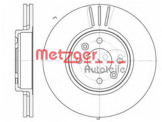 METZGER 658310 гальмівний диск