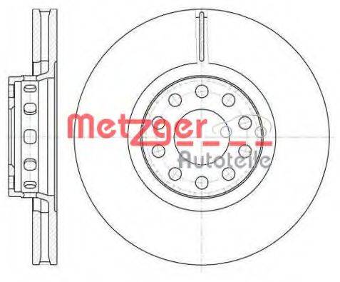 METZGER 6110462 гальмівний диск