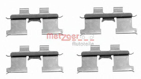 METZGER 1091667 Комплектуючі, колодки дискового гальма
