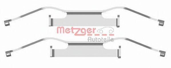 METZGER 1091680 Комплектуючі, колодки дискового гальма