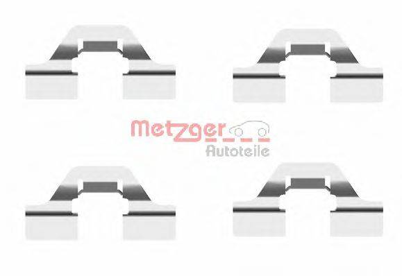 METZGER 1091684 Комплектуючі, колодки дискового гальма