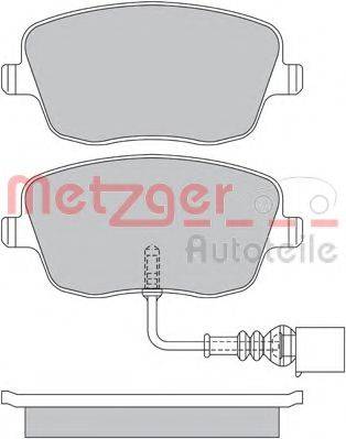 METZGER 1170246 Комплект гальмівних колодок, дискове гальмо