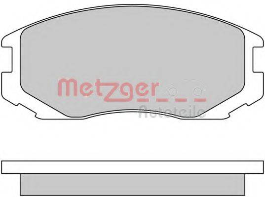 METZGER 1170294 Комплект гальмівних колодок, дискове гальмо