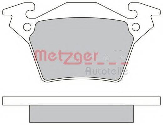 METZGER 1170331 Комплект гальмівних колодок, дискове гальмо