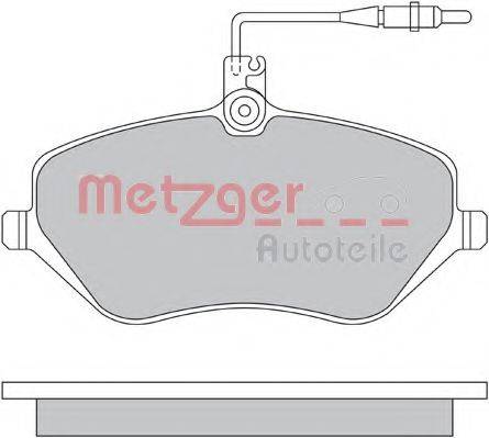 METZGER 1170346 Комплект гальмівних колодок, дискове гальмо