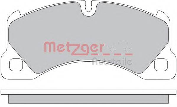 METZGER 1170445 Комплект гальмівних колодок, дискове гальмо